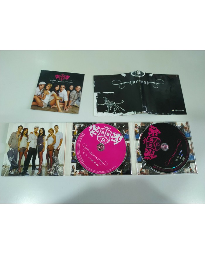 RBD Rebelde Rebels Edicion Especial CD + DVD + POSTER 2006 EMI 3T RBD Rebelde Rebels Edicion Especial CD + DVD + POSTER 2006 EMI 3T