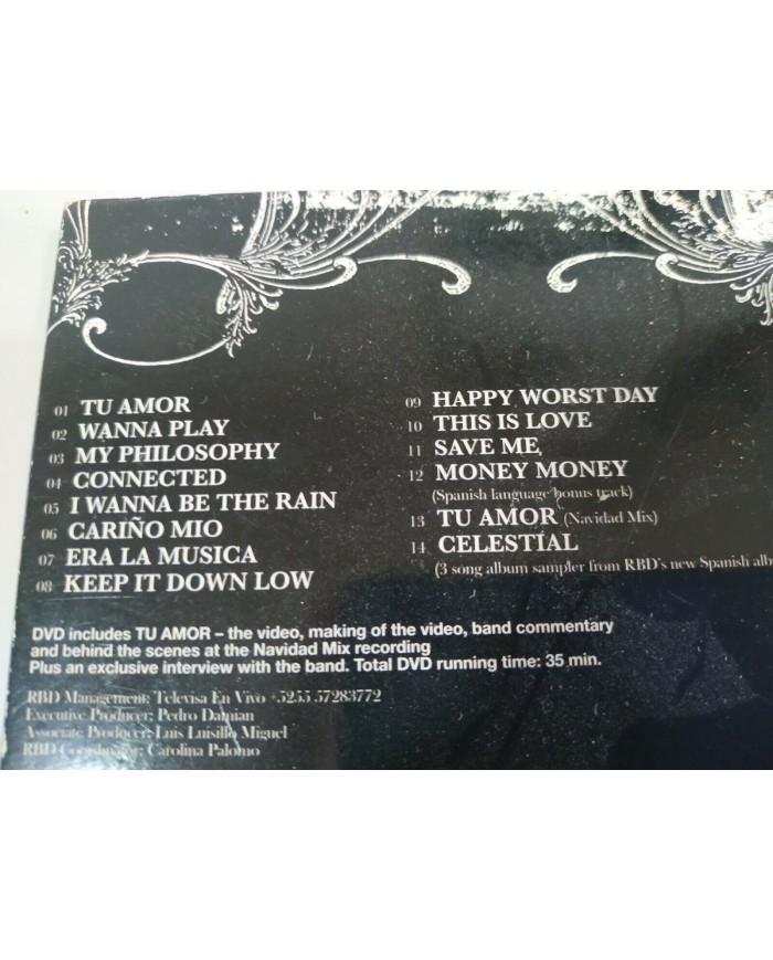RBD Rebelde Rebels Edicion Especial CD + DVD + POSTER 2006 EMI 3T RBD Rebelde Rebels Edicion Especial CD + DVD + POSTER 2006 EMI 3T