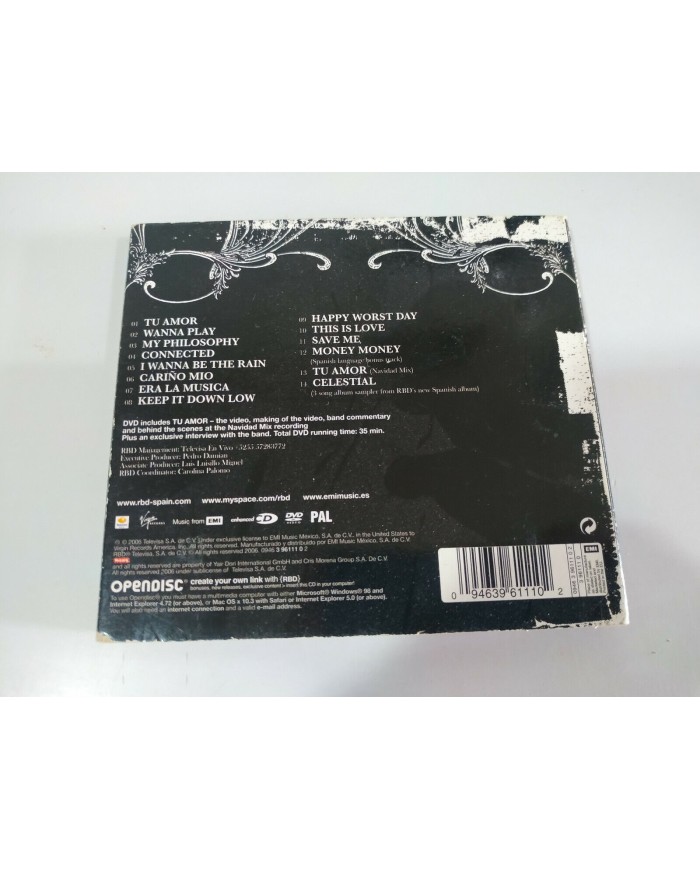 RBD Rebelde Rebels Edicion Especial CD + DVD + POSTER 2006 EMI 3T RBD Rebelde Rebels Edicion Especial CD + DVD + POSTER 2006 EMI 3T