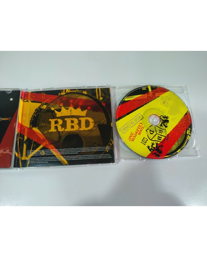 RBD REBELDE - 2 x CD Tour Celestial 2007 Hecho en Espa?a EMI - 3T RBD REBELDE - 2 x CD Tour Celestial 2007 Hecho en Espa?a EMI - 3T