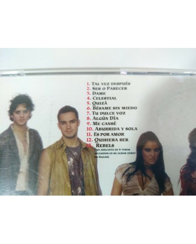RBD REBELDE CELESTIAL CD OPEN DISC EMI 2006 Edicion Espa?a - Am RBD REBELDE CELESTIAL CD OPEN DISC EMI 2006 Edicion Espa?a - Am