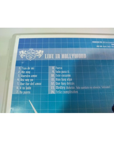 RBD REBELDE DVD LIVE IN HOLLYWOOD ANAHI DULCE - 3T