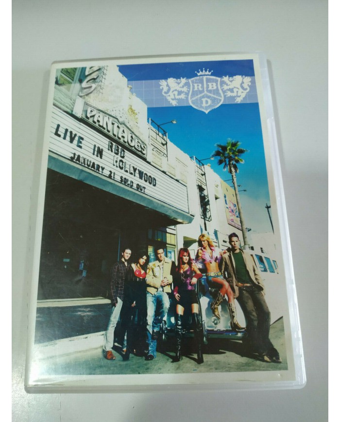RBD REBELDE DVD LIVE IN HOLLYWOOD ANAHI DULCE - 3T