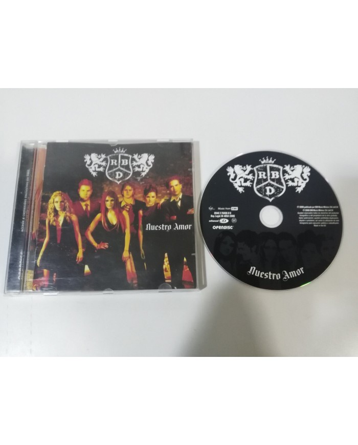 RBD REBELDE NUESTRO AMOR CD VIRGIN EMI 2006 Estado Aceptable - Am RBD REBELDE NUESTRO AMOR CD VIRGIN EMI 2006 Estado Aceptable - Am
