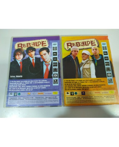 RBD Rebelde Capitulos 1 y 27 + Extras 2 X DVD 2007 Espa?ol Region 2 RBD Rebelde Capitulos 1 y 27 + Extras 2 X DVD 2007 Espa?ol Region 2