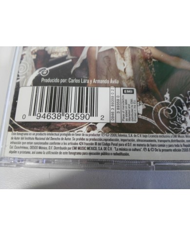 RBD REBELDE CELESTIAL CD 2006 UNICO EBAY SIN PORTADA SPANISH EDITION