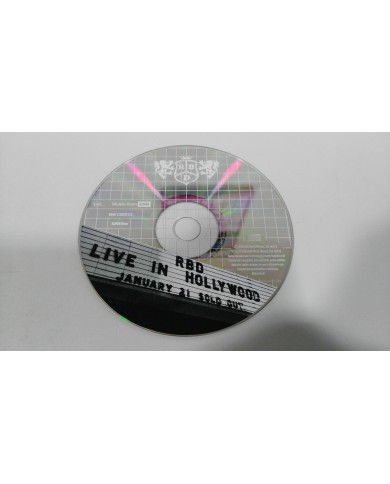 RBD REBELDE CD LIVE IN HOLLYWOOD SOLO EL CD SIN CAJA