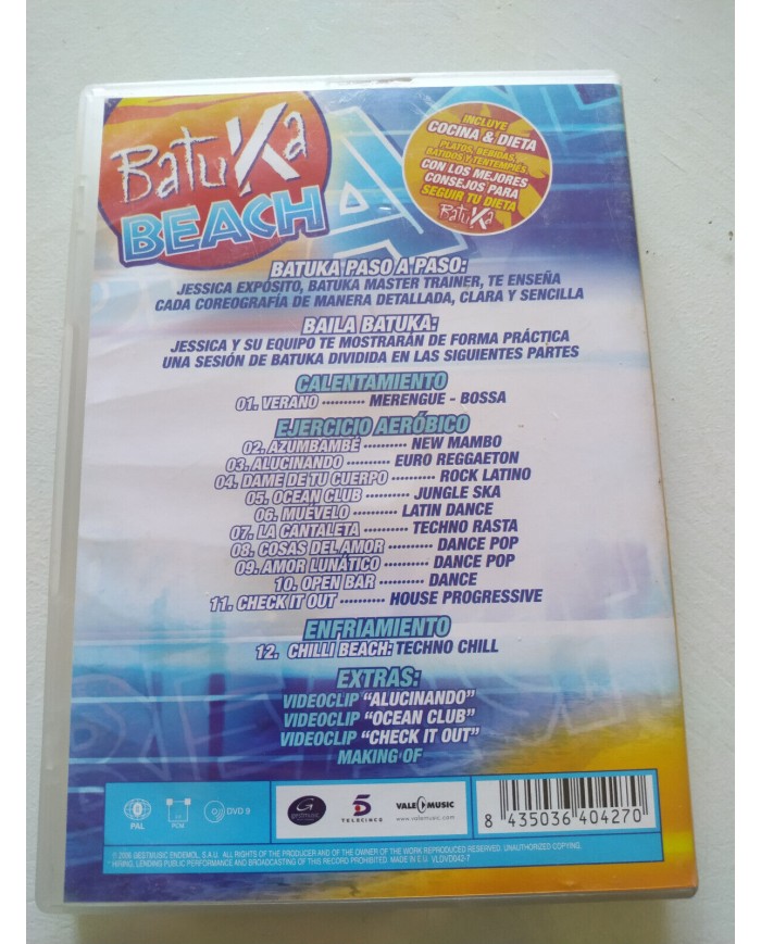 Batuka Beach Estilo de Vida Sana - DVD + CD Espa?ol Region All Am Batuka Beach Estilo de Vida Sana - DVD + CD Espa?ol Region All Am