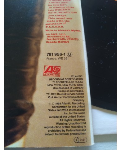 Alannah Myles Seltfitled German Edition 1989 - LP Vinilo 12" VG/VG - Am