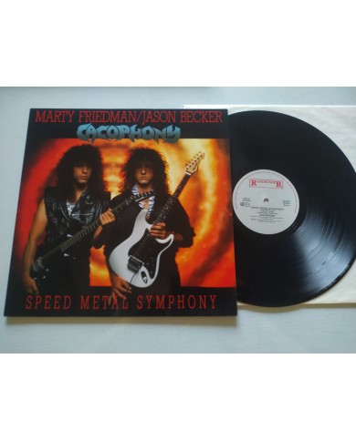 Cacophony Speed Metal Symphony RR9577 1987 First Press LP Vinilo 12" VG/VG Mg Am