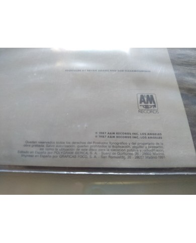 Bryan Adams Into the Fire A&M Records 1987 Spain Edition - 12" vinilo LP vg/vg