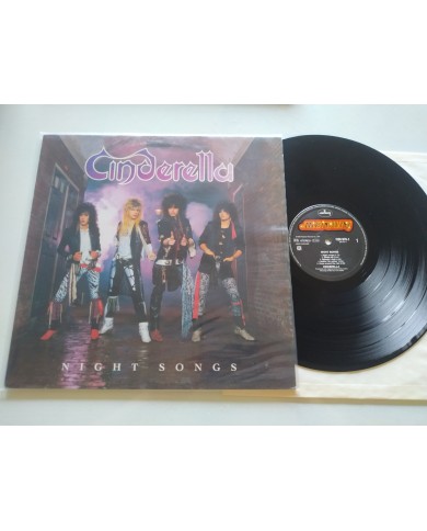 Cinderella Night Songs 830076-1 1986 First Press - LP Vinilo 12" VG/VG Mg Am