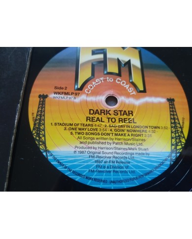 Dark Star Real To Reel WKFMLP97 1987 First Press - LP Vinilo 12" VG/VG Mg Am