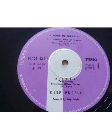 Deep Purple Made In Japan  2C154-93915 France Press - 2 x LP Vinilo 12" G/G+ Mg