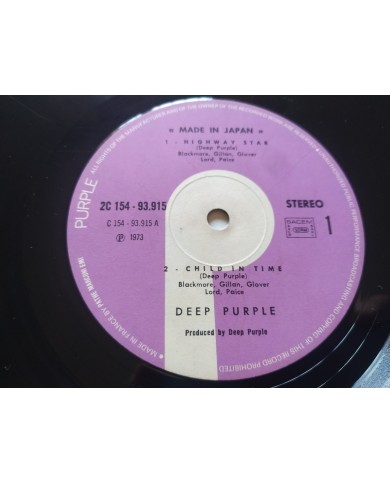 Deep Purple Made In Japan  2C154-93915 France Press - 2 x LP Vinilo 12" G/G+ Mg