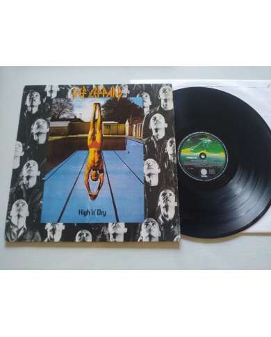 Def Leppard High N Dry 6359045 1981 First Press - LP Vinilo 12" VG/VG Mg Am