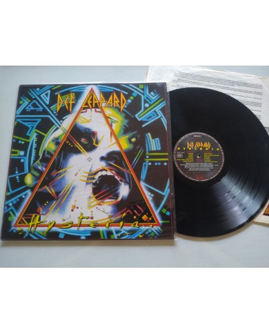 Def Leppard Hysteria 830675-1 1987 First Press - LP Vinilo 12" VG/VG Mg Am
