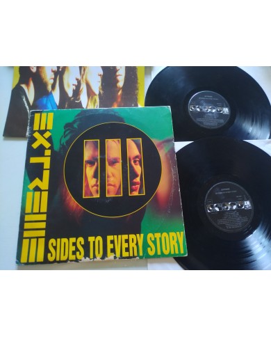 Extreme III Sides To Every Story 5400291 First Press - LP Vinilo 12" G+/VG Mg Am