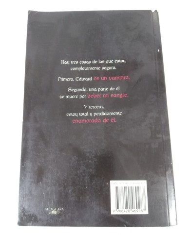 Crepusculo UN AMOR PELIGROSO Stephenie Meyer LIBRO 2009 ALFAGUARA 504 PGS Crepusculo UN AMOR PELIGROSO Stephenie Meyer LIBRO 2009 ALFAGUARA 504 PGS