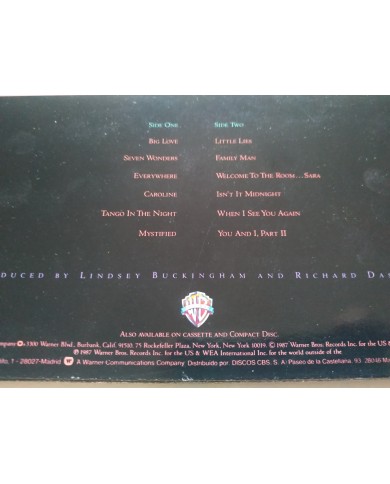 Fleetwood Mac Tango In The Night 925471-1 1987 Warner LP Vinilo 12" VG/VG Mg Am