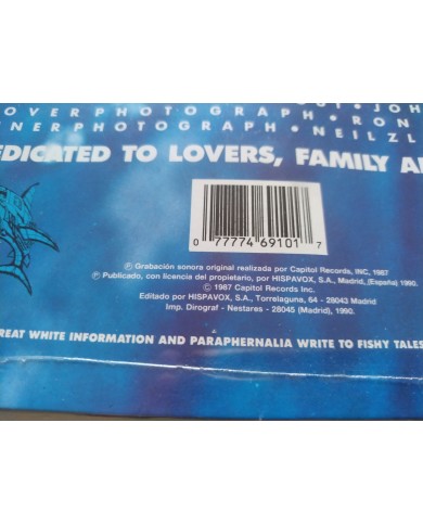 Great White Once Bitten 1990 Spain First Press - LP Vinilo 12" G+/VG Mg Am