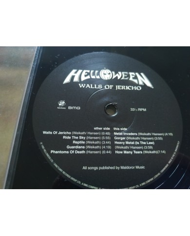 Helloween Walls Of Jericho 2015 Sanctuary BMG - LP Vinilo 12" VG/VG Mg