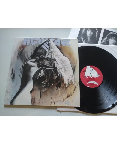 Hurricane Over The Edge 4D-387 1988 Enigma First Press LP Vinilo 12" VG/VG Mg