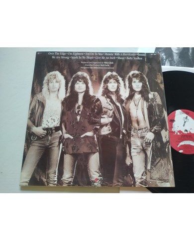 Hurricane Over The Edge 4D-387 1988 Enigma First Press LP Vinilo 12" VG/VG Mg