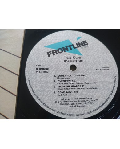 Idle Cure Idle Cure R09008 Frontline 1986 First Press LP Vinilo 12" VG/VG Mg Am
