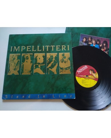 Impelliteri Stand In Line MFN 87 1988 First Press LP Vinilo 12" VG/VG Mg Am