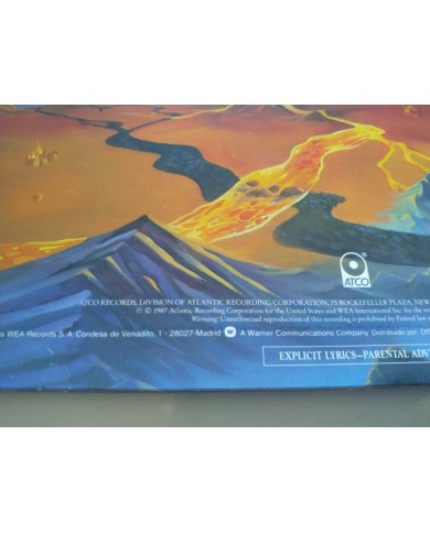 Manowar Fighting The World 790563-1 1987 First Press LP Vinilo 12" VG/VG Mg Am