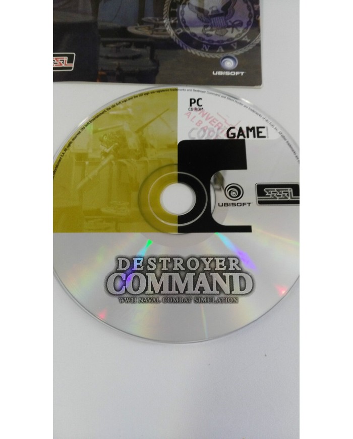 DESTROYER COMMAND WWII NAVAL COMBAT JUEGO PARA PC CD-ROM EN ESPAÑOL CODE GAME AM