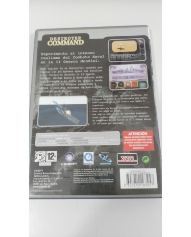 DESTROYER COMMAND WWII NAVAL COMBAT JUEGO PARA PC CD-ROM EN ESPAÑOL CODE GAME AM DESTROYER COMMAND WWII NAVAL COMBAT JUEGO PARA PC CD-ROM EN ESPAÑOL CODE GAME AM