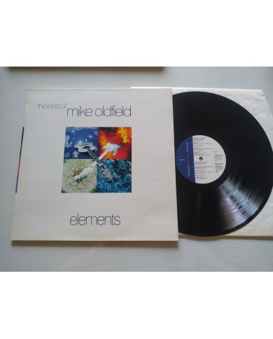 Mike Oldfield The Best of Elements 1993 UK First Press LP Vinilo 12" VG/VG Mg Am