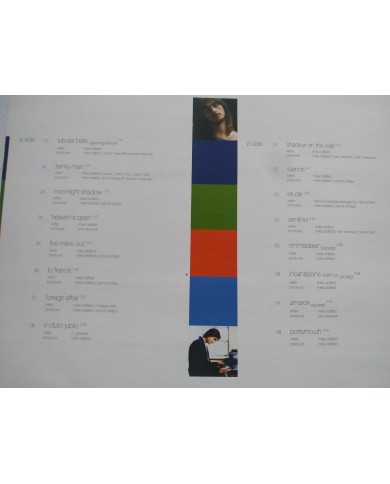 Mike Oldfield The Best of Elements 1993 UK First Press LP Vinilo 12" VG/VG Mg Am