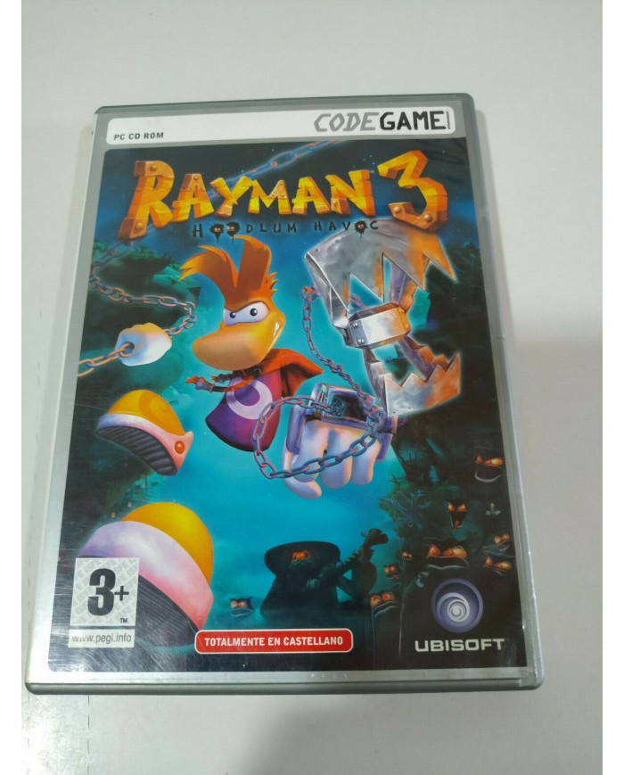 RAYMAN 3 HOODLUM HAVOC JUEGO PARA PC 3 X CD-ROM EN ESPAÑOL CODEGAME UBISOFT - AM