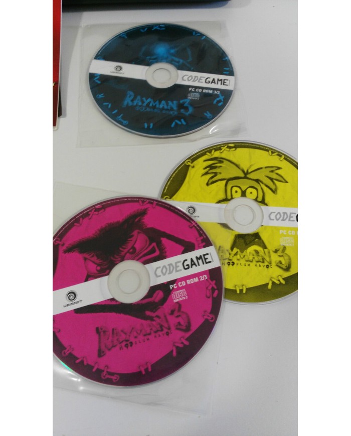 RAYMAN 3 HOODLUM HAVOC JUEGO PARA PC 3 X CD-ROM EN ESPAÑOL CODEGAME UBISOFT - AM