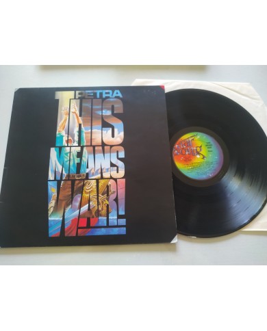 Petra This Means War SSR 8084 1987 First Press LP Vinilo 12" VG/VG Mg Am