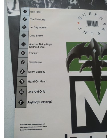 Queensryche Empire 1687950691 1990 First Press - 2 x LP Vinilo 12" VG/VG Mg Am