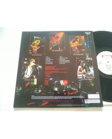 Racer X Second Heat Roadrunner 1987 Paul Gilbert - LP Vinilo 12" VG/VG - 3T