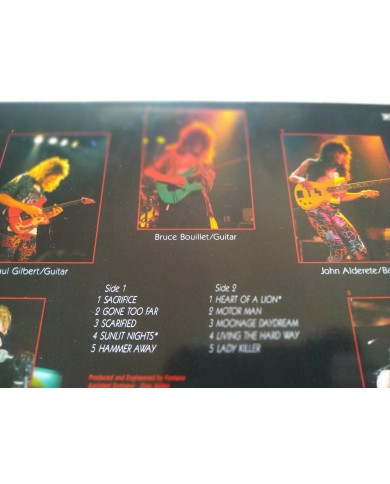 Racer X Second Heat Roadrunner 1987 Paul Gilbert - LP Vinilo 12" VG/VG - 3T