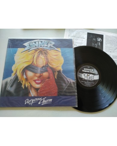 Sinner Dangerous Charm N0101-1 1987 First Press - LP Vinilo 12" VG/VG Mg Am