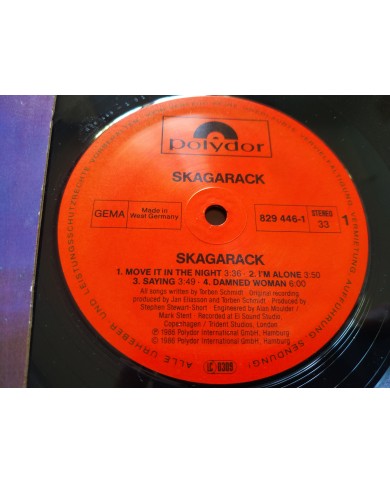 Skagarack Skagarack 829446-1 1986 First Press - LP Vinilo 12" VG/VG Mg Am