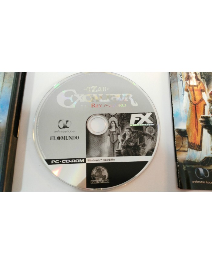 TZAR EXCALIBUR Y EL REY ARTURO JUEGO PC ESPAÑOL CD-ROM INFINITE LOOP MVM FX INTE