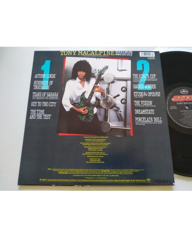 Tony Macalpine Maximum Security 832249-1 First Press LP Vinilo 12" VG/VG Mg Am