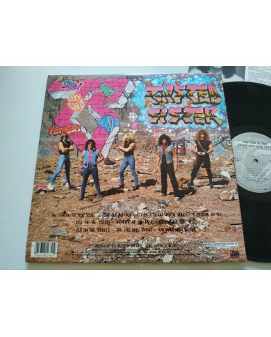 Twisted Sister Come Out And Play 81275-1 First Press - LP Vinilo 12" VG/VG Mg Am