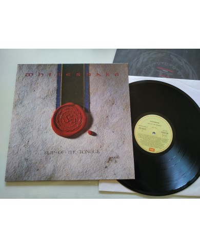 Whitesnake Slip Of The Tongue 1989 Spain First Press - LP Vinilo 12" VG/VG Mg Am