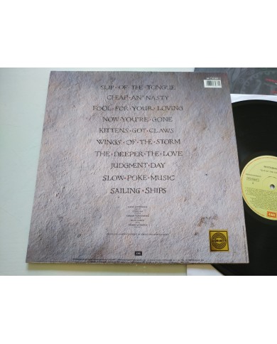 Whitesnake Slip Of The Tongue 1989 Spain First Press - LP Vinilo 12" VG/VG Mg Am