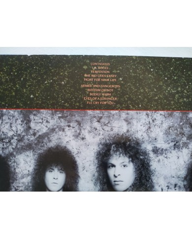 Y&T Contagious 924142-1 1987 German First Press - LP Vinilo 12" VG/VG Mg Am