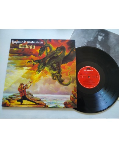 Yngwie J Malmsteen Trilogy 1986 8310731 First Press - LP Vinilo 12" VG/VG Mg Am